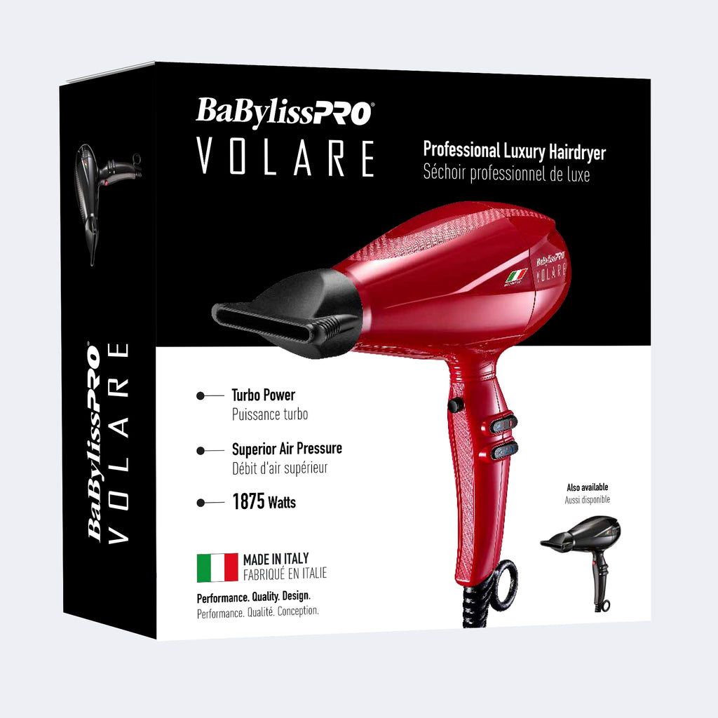 BabylissPro Volare Hair Dryer Ionic Nano-Titanium 1875W Professional