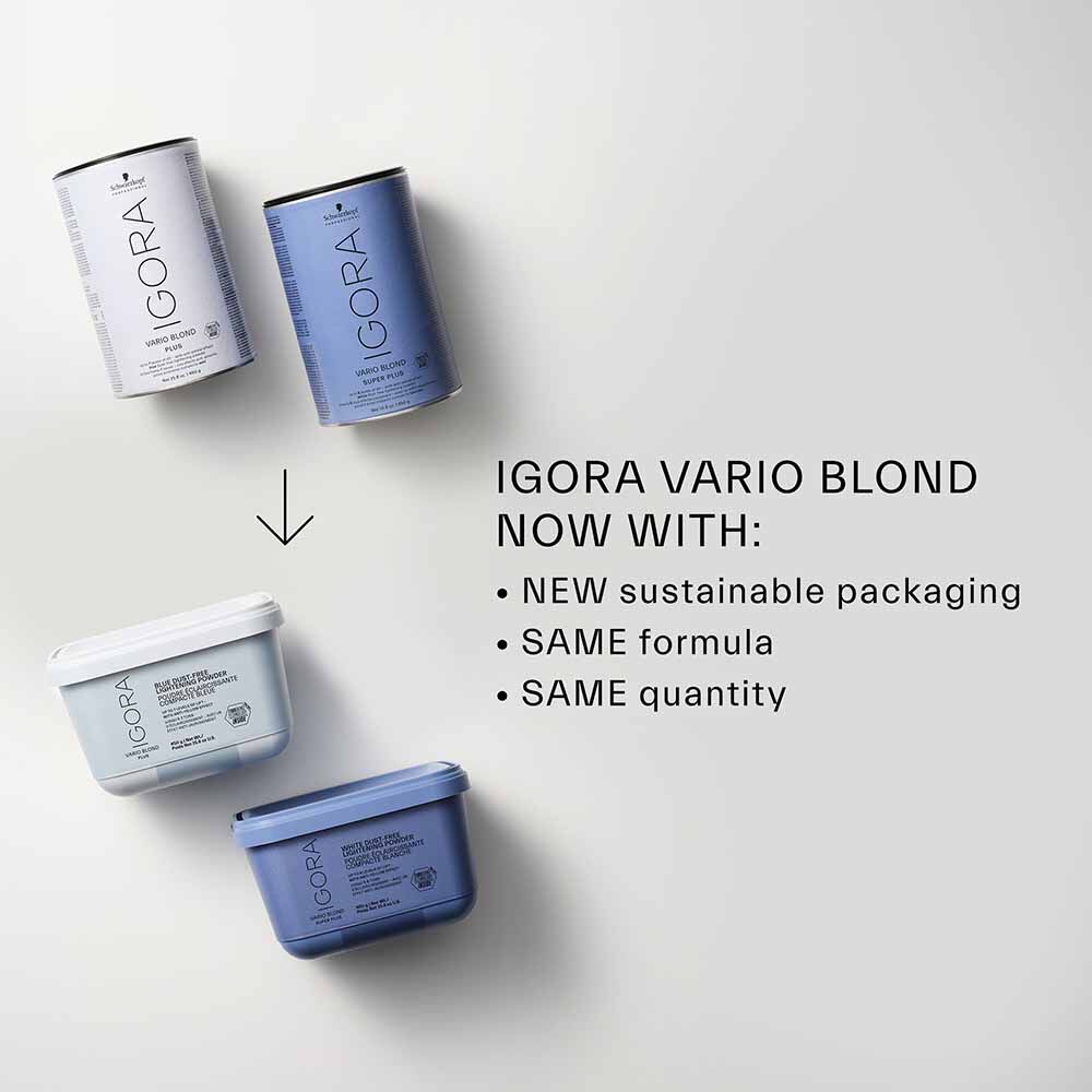 Schwarzkopf Igora Vario Blond Plus Blue Dust Free Lightening Powder