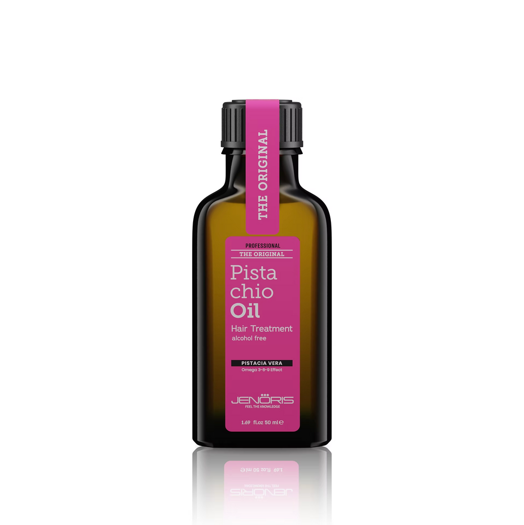 Jenoris Pistachio Hair Oil Treatment for smooth, shiny, and nourished hair 50ML Size