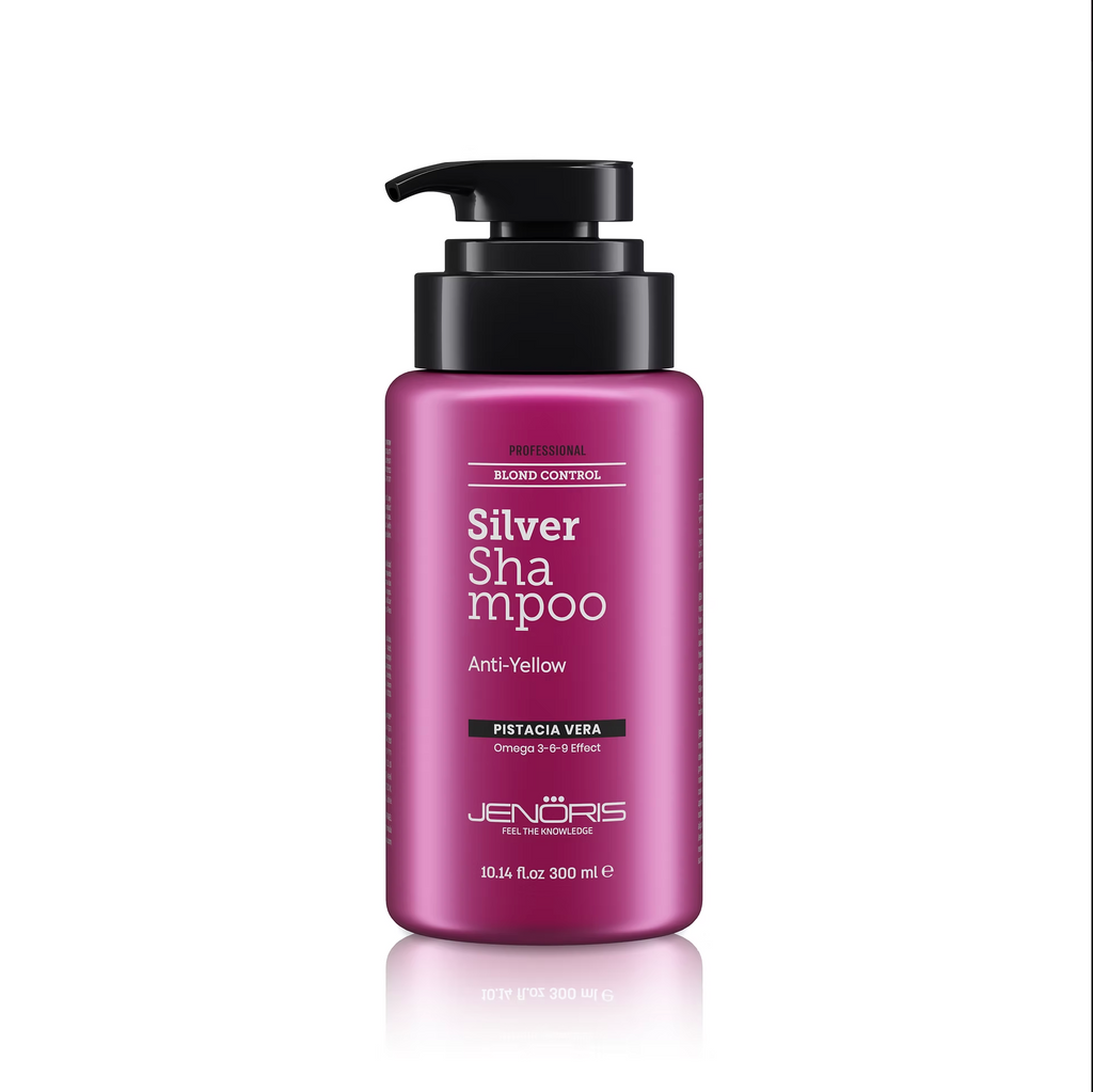 Jenoris Silver Shampoo Anti-Yellow purple toning shampoo for blonde and silver hair