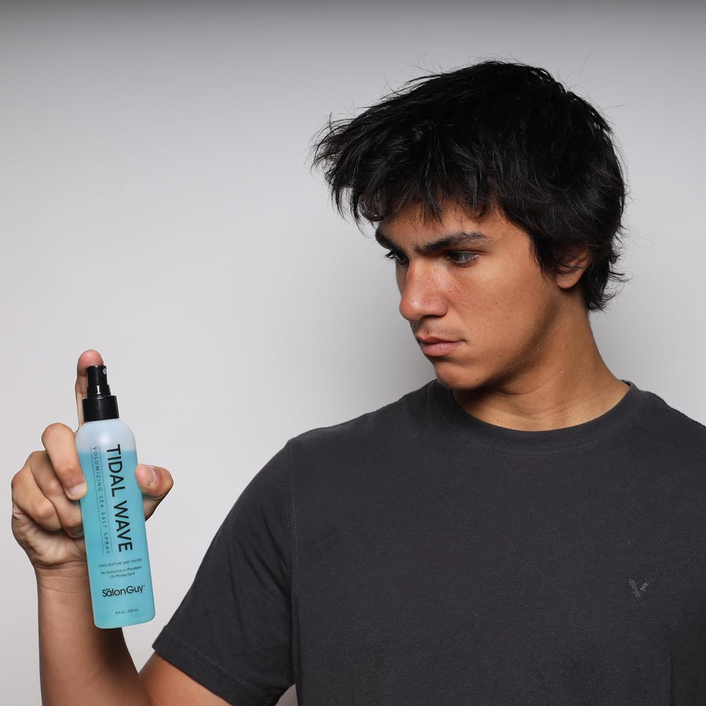 TheSalonGuy Tidal Wave Sea Salt Spray for Texturizing & Volumizing Curly Hair, Men & Women