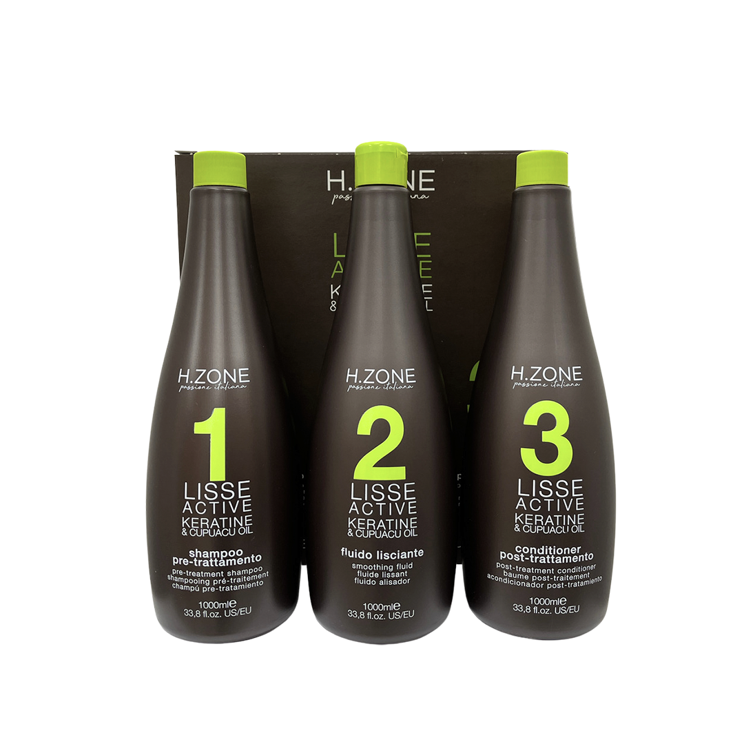 H.Zone Lisse Active Keratin Treatment Set | Albura Beauty Supply
