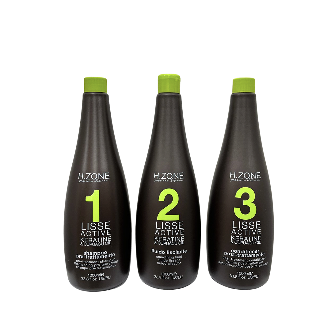 H.Zone Lisse Active Keratin Treatment Set | Albura Beauty Supply