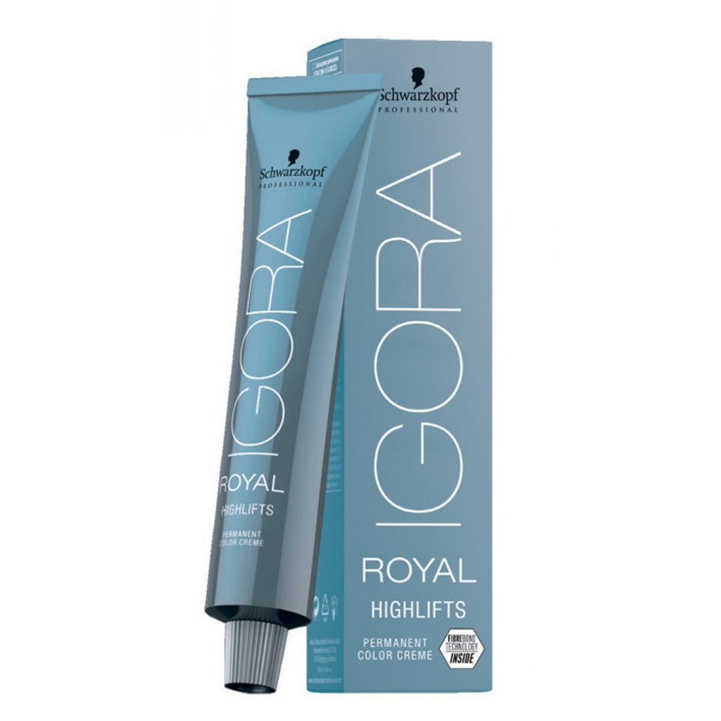 Schwarzkopf Igora Royal Highlifts Permanent Hair Color for vibrant blonde highlights and superior gray coverage.