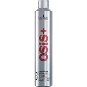 Schwarzkopf OSIS+ Extreme Hold Hairspray Strong Control 500ml bottle for long-lasting, humidity-resistant, flexible styling